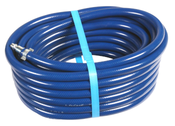 TUYAU PVC ARME BLEU + RACCORD 10M Ã˜int8x14 mm
