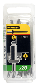 RIVET ALU 4MMX6.35 BOITE 20PCS