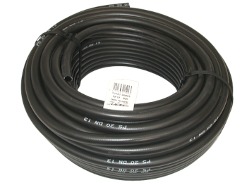 TUYAU PVC ARME NOIR AU METRE Ã˜int10x16mm