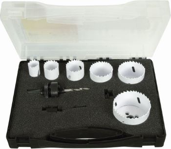 COFFRET SCIE TREPAN BIMETAL 22 Ã  68 - 11pc