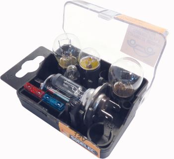 COFFRET SECOURS V H1/H7-6 AMPOULES 2 FUSIBLES